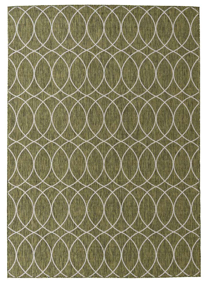 240cm x 335cm Easy-Clean Lattice Indoor / Outdoor Rug