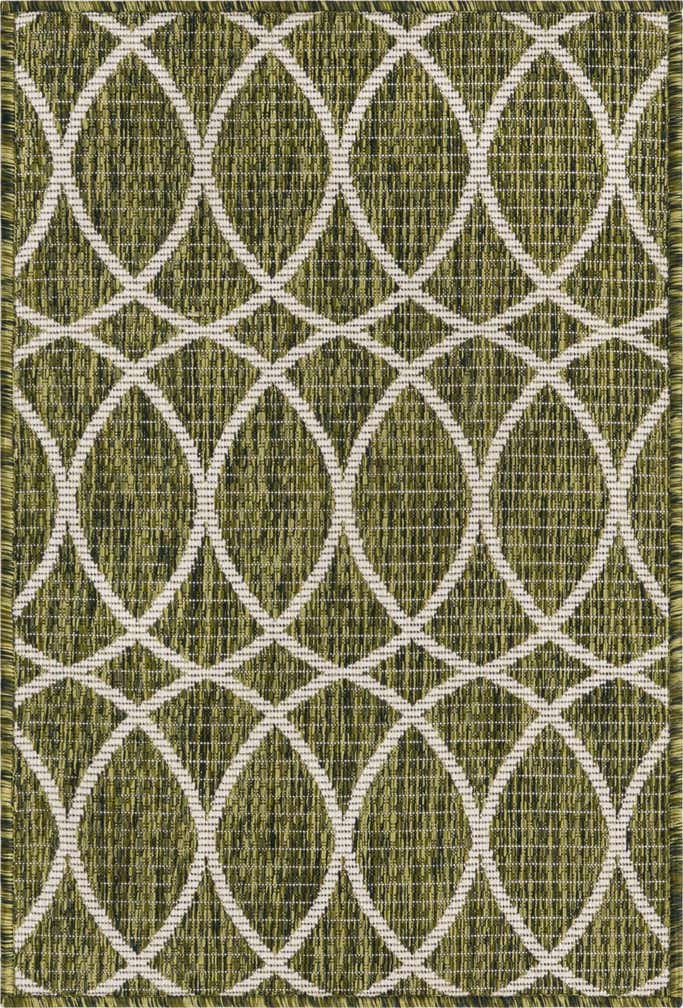 60cm x 95cm Easy-Clean Lattice Indoor / Outdoor Rug