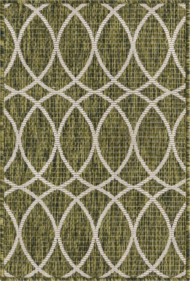 Detail image of 60cm x 95cm Easy-Clean Lattice Indoor / Outdoor Rug