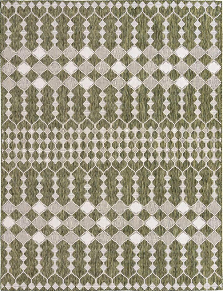 Detailansicht von 275cm x 365cm Leicht zu reinigen Lattice Innen- / Außenbereich Teppich