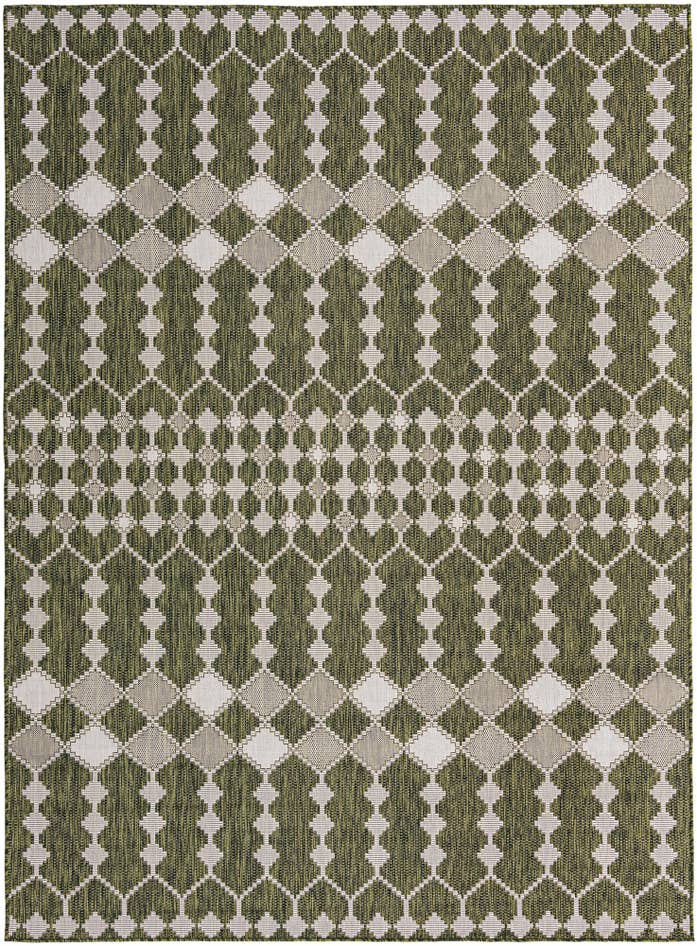 Detail image of 7' 10 x 11' Easy-Clean Lattice Indoor / Outdoor Rug