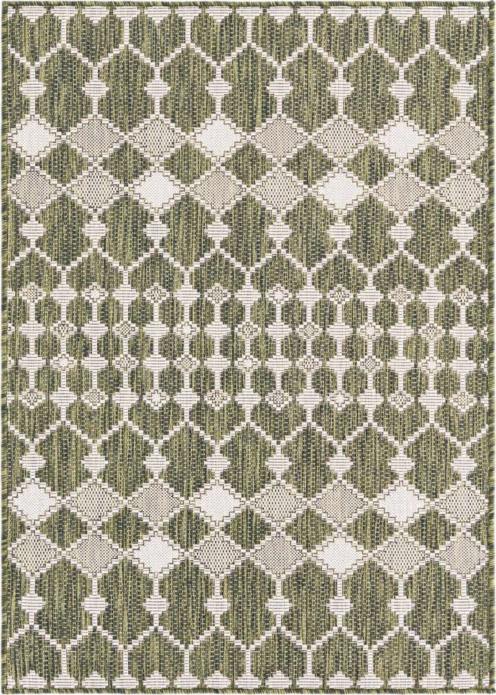 3' x 5' 3 Easy-Clean Lattice Indoor / Outdoor Rug