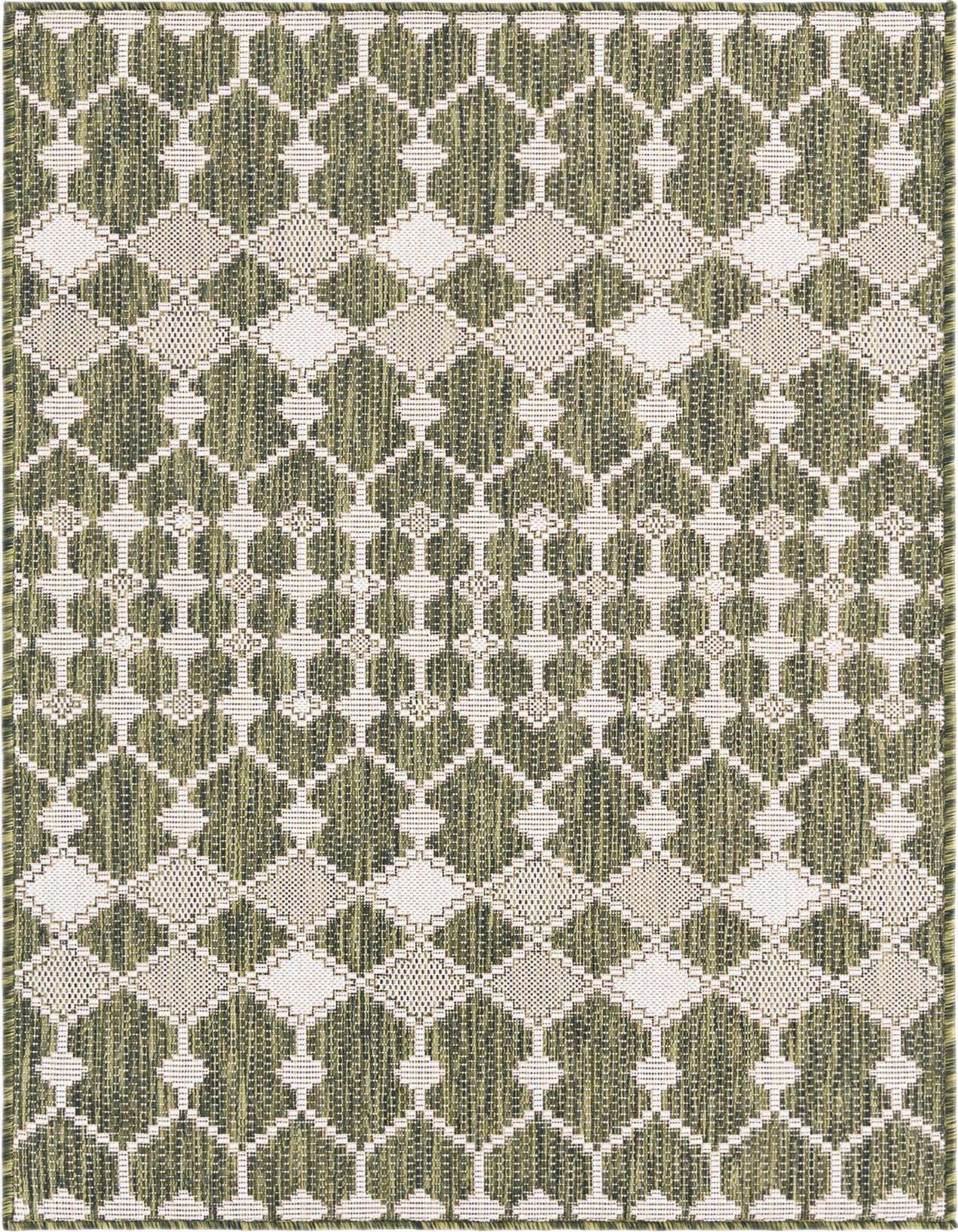 3' x 5' 3 Easy-Clean Lattice Indoor / Outdoor Rug