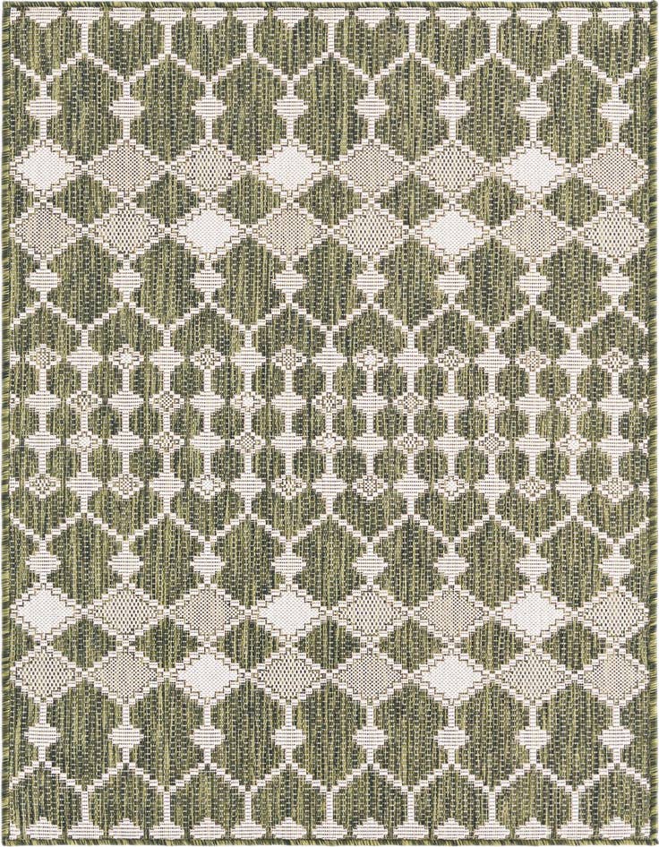 Detail image of 3' x 5' 3 Easy-Clean Lattice Indoor / Outdoor Rug