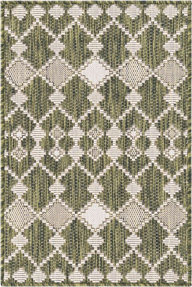 60cm x 95cm Easy-Clean Lattice Indoor / Outdoor Rug