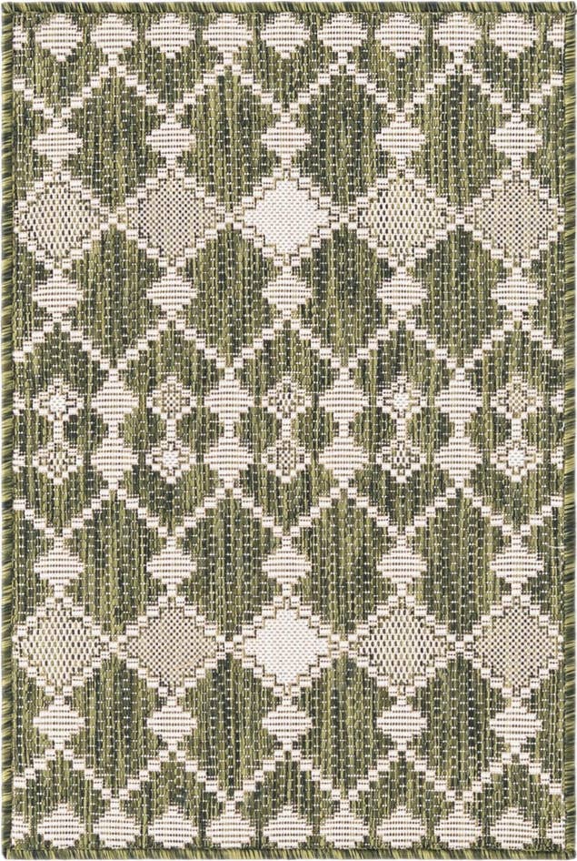 Detail image of 60cm x 95cm Easy-Clean Lattice Indoor / Outdoor Rug