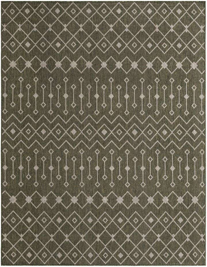 7' 10 x 10' Easy-Clean Lattice Indoor / Outdoor Rug