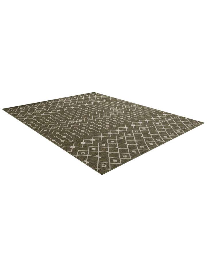 7' 10 x 10' Easy-Clean Lattice Indoor / Outdoor Rug
