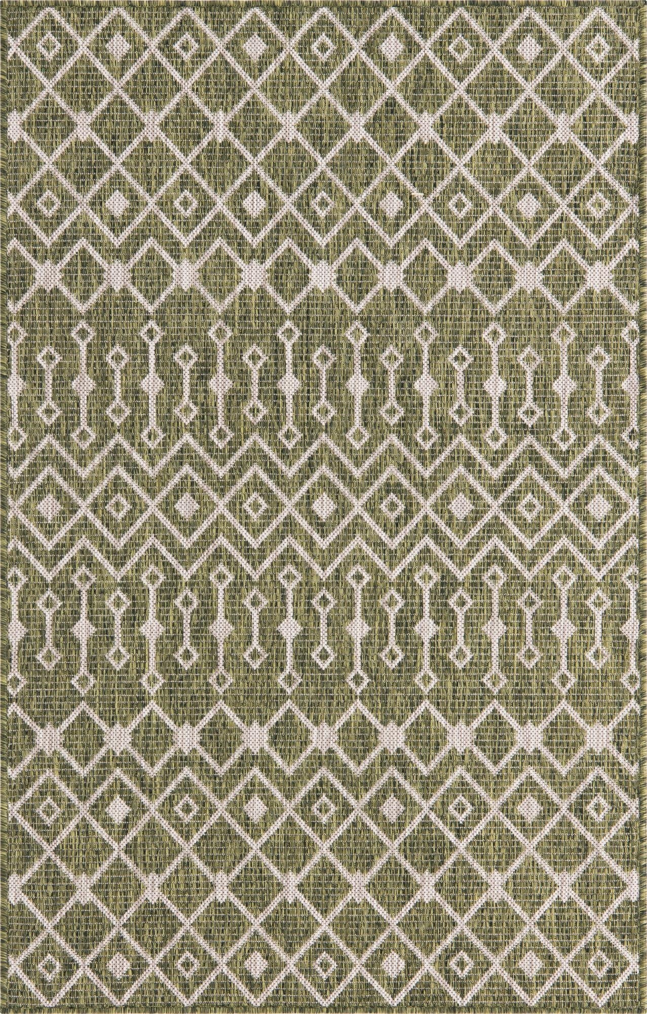 3' x 5' 3 Washable Lattice Indoor / Outdoor Rug
