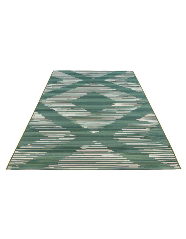 Detail image of 5' 3 x 7' 7 Easy-Clean Modern Indoor / Outdoor Rug