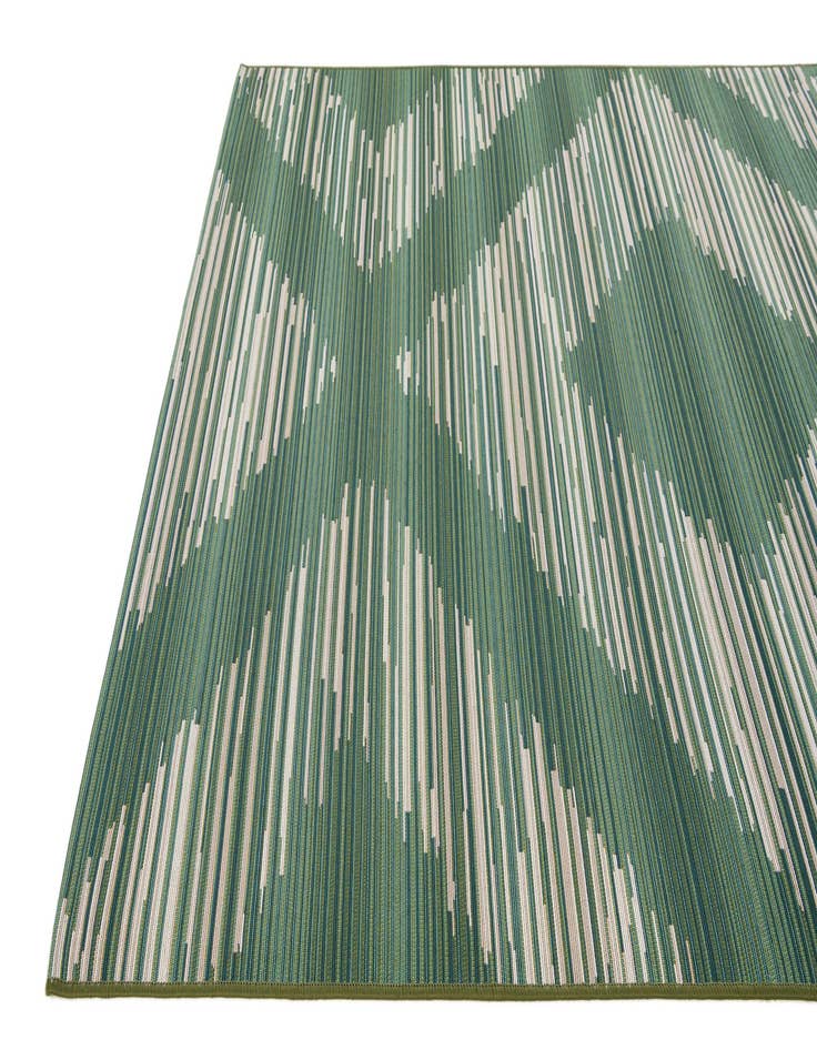 Detail image of 5' 3 x 7' 7  Washable Modern Indoor / Outdoor Rug