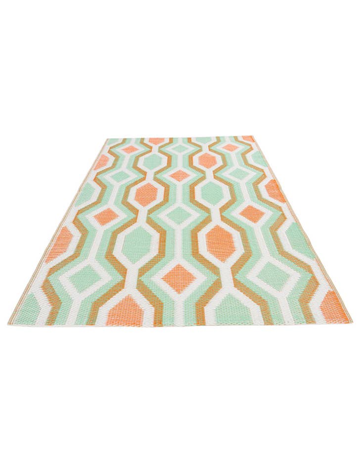 Detail image of 4' x 6' Washable Modern Indoor / Outdoor Rug