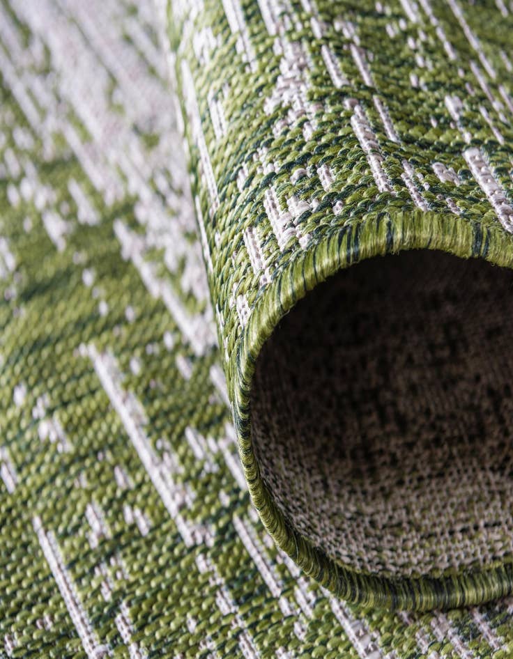Detail image of 7' 10 x 11'  Washable Modern Indoor / Outdoor Rug