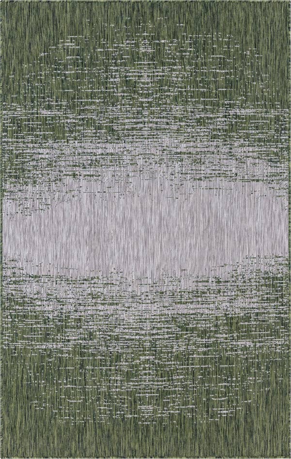 Detail image of 5' 3 x 8' Easy-Clean Modern Indoor / Outdoor Rug