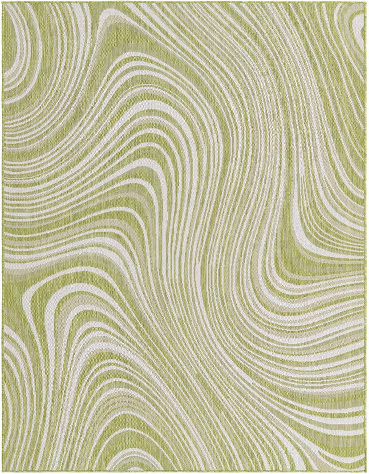 Detail image of 9' x 12' Easy-Clean Modern Indoor / Outdoor Rug
