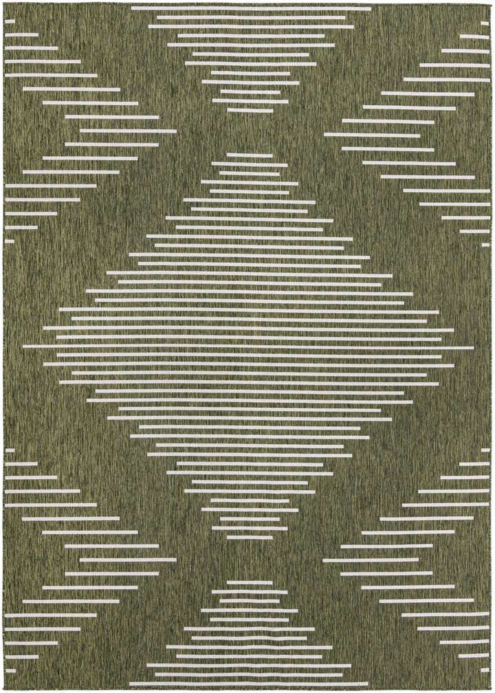 10' x 13' Easy-Clean Modern Indoor / Outdoor Rug