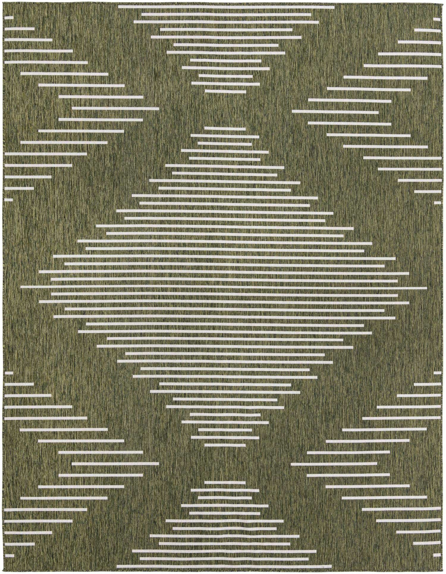 10' x 13' Easy-Clean Modern Indoor / Outdoor Rug