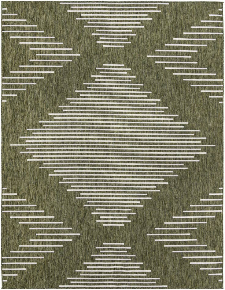 Detail image of 10' x 13' Easy-Clean Modern Indoor / Outdoor Rug