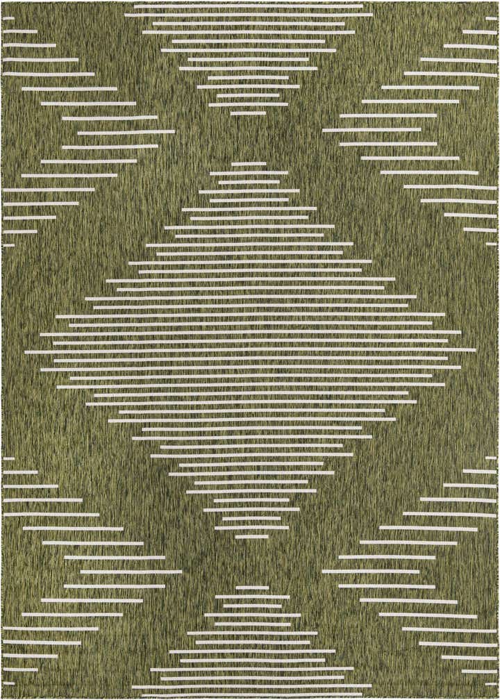 9' x 12' Easy-Clean Modern Indoor / Outdoor Rug