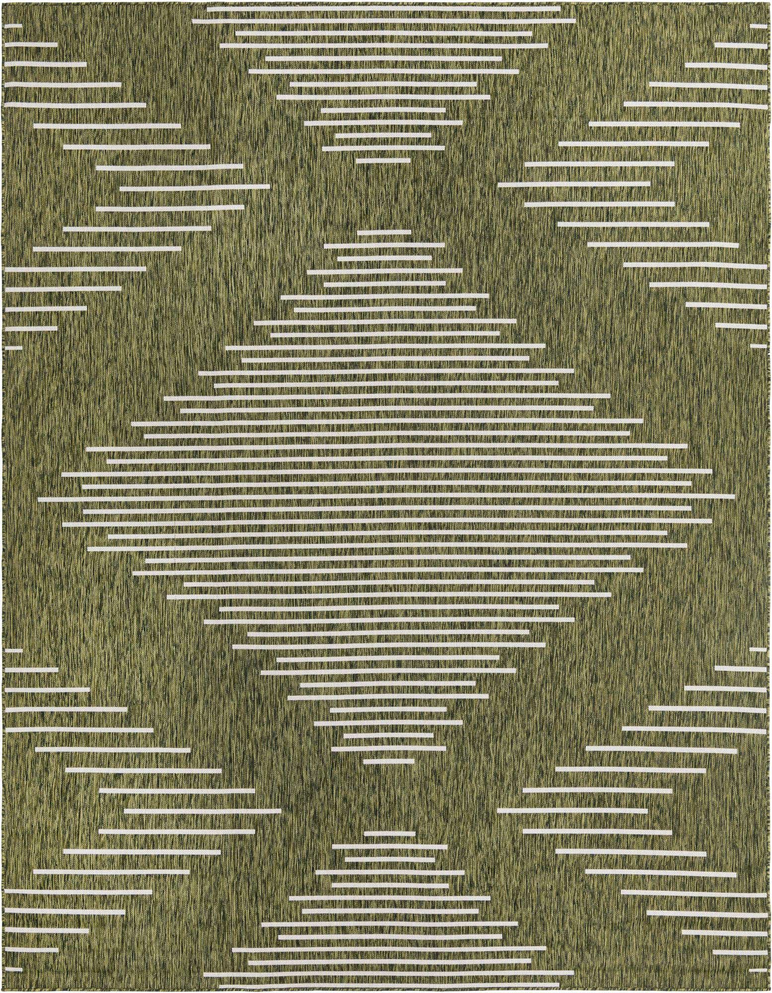 9' x 12' Easy-Clean Modern Indoor / Outdoor Rug