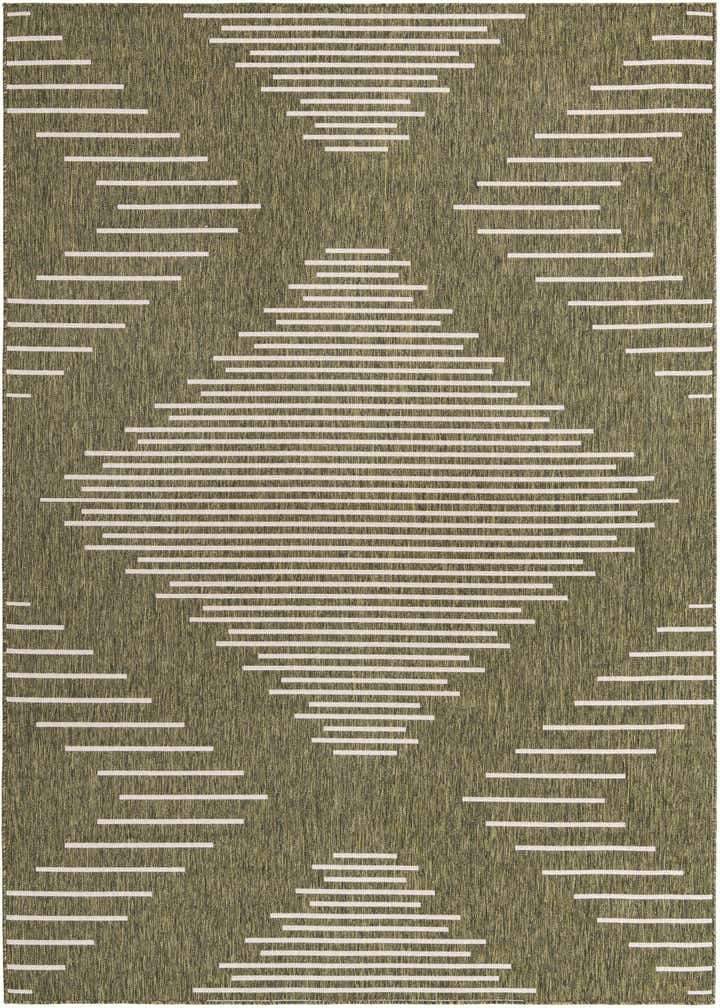 7' x 10' Easy-Clean Modern Indoor / Outdoor Rug