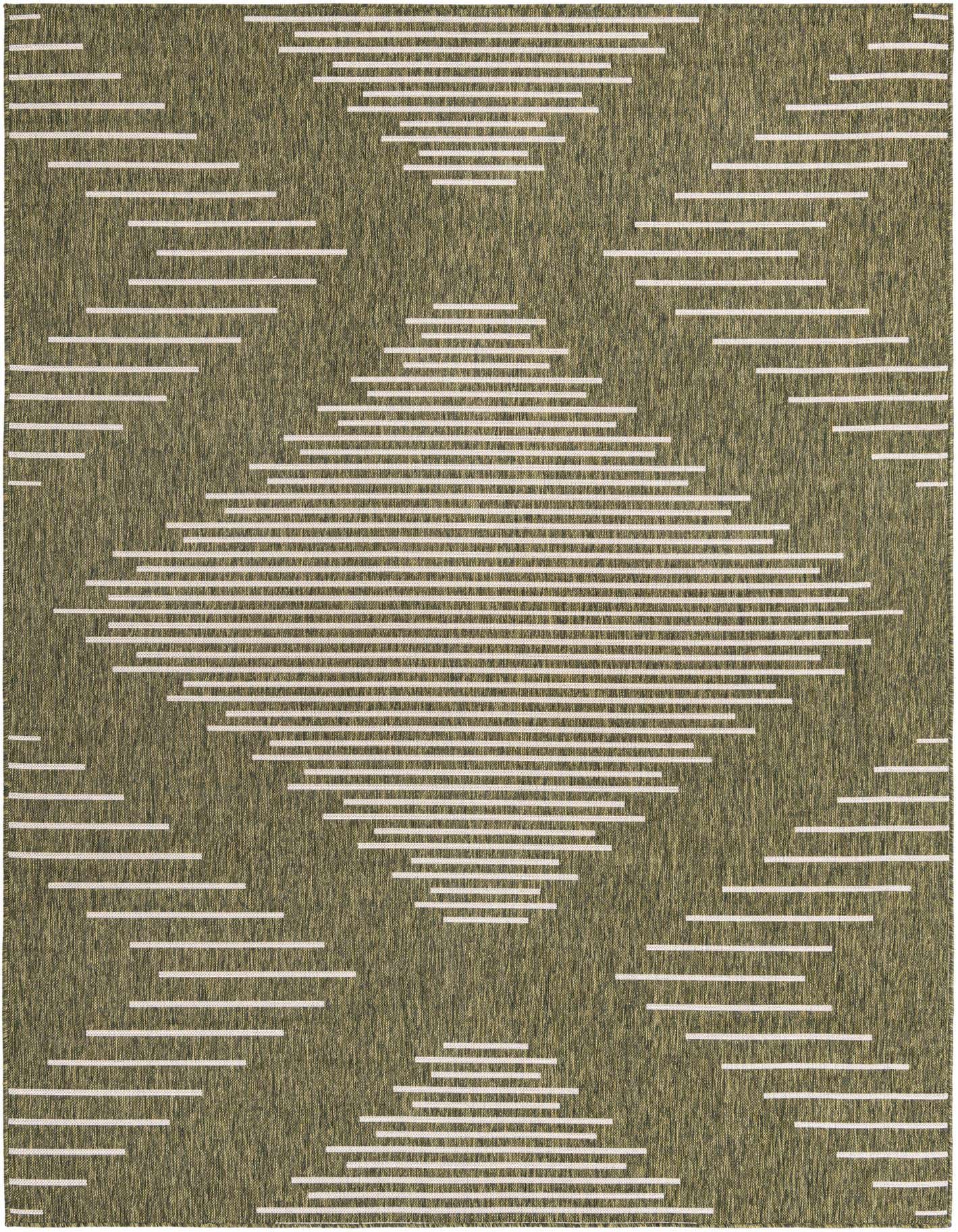 7' x 10' Easy-Clean Modern Indoor / Outdoor Rug