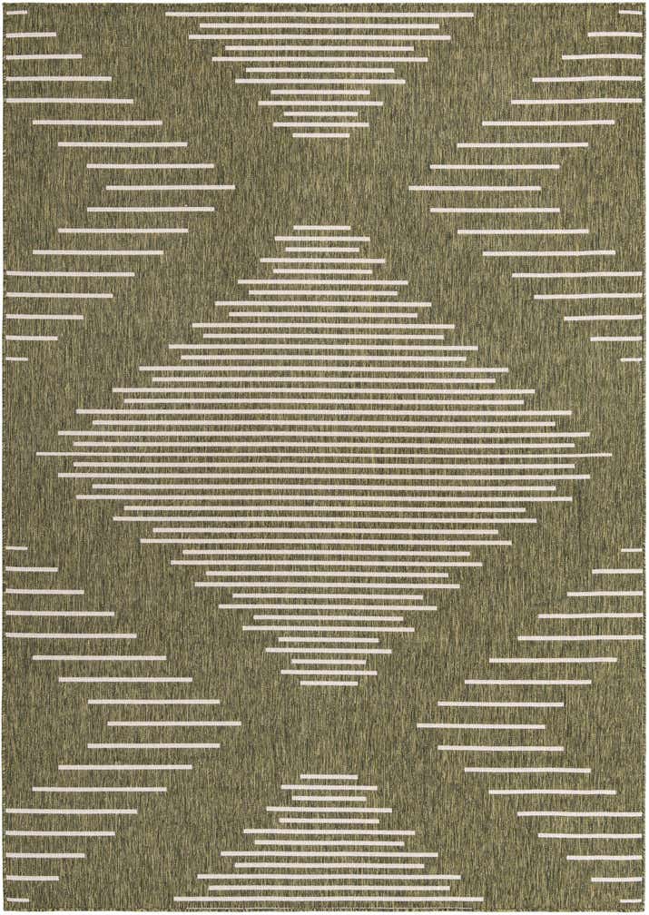 7' x 10' Easy-Clean Modern Indoor / Outdoor Rug