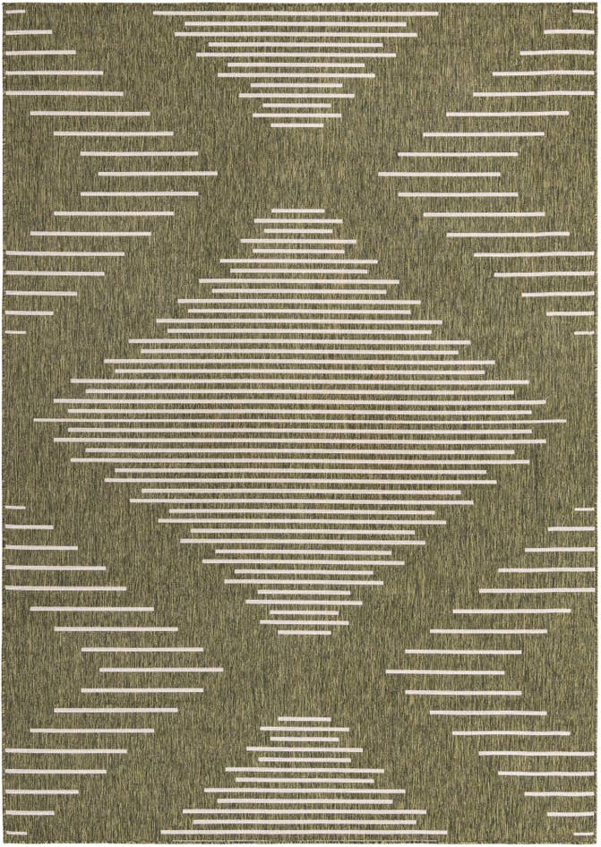 Detail image of 7' x 10' Easy-Clean Modern Indoor / Outdoor Rug