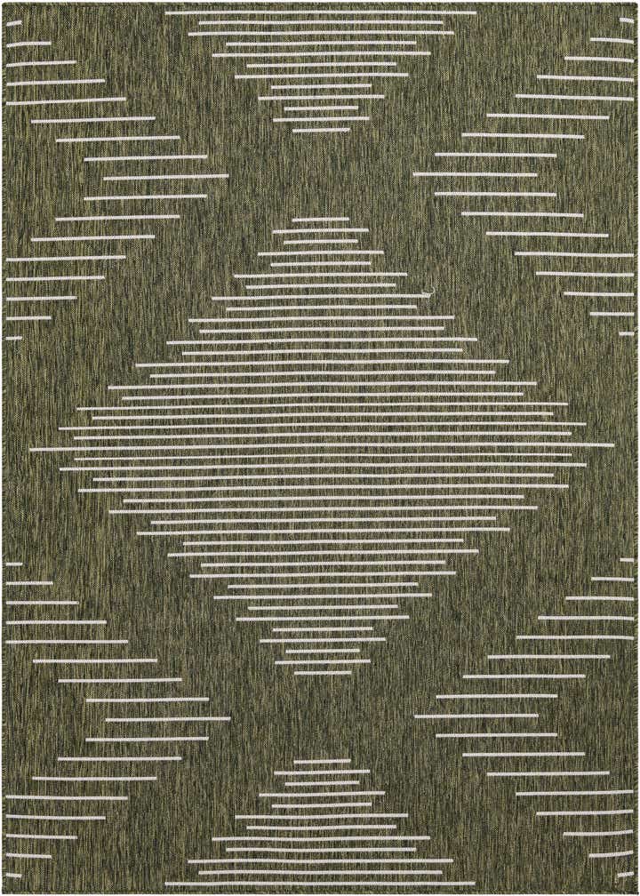6' x 9' Easy-Clean Modern Indoor / Outdoor Rug