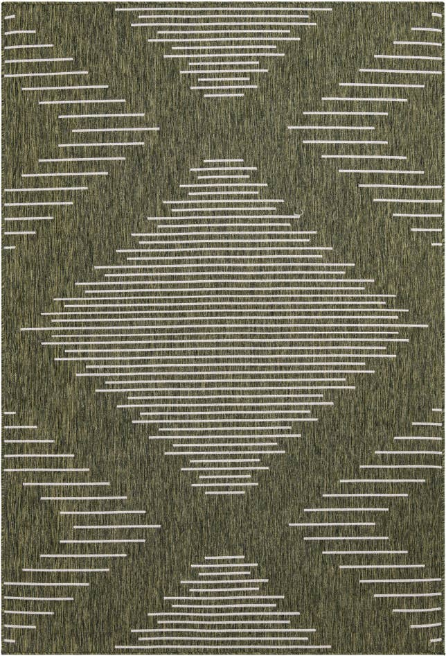 Detail image of 6' x 9' Easy-Clean Modern Indoor / Outdoor Rug