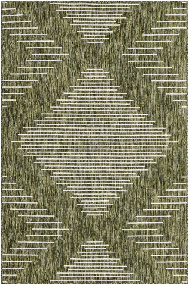 Detail image of 5' 3 x 8' Easy-Clean Modern Indoor / Outdoor Rug