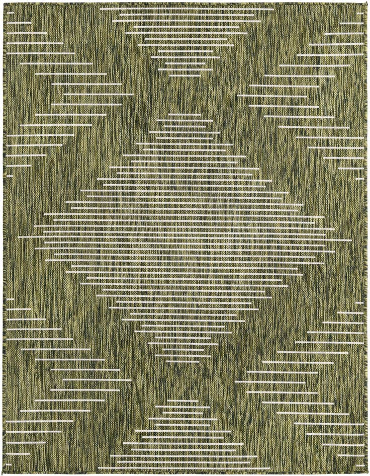 Detail image of 4' x 6' Easy-Clean Modern Indoor / Outdoor Rug