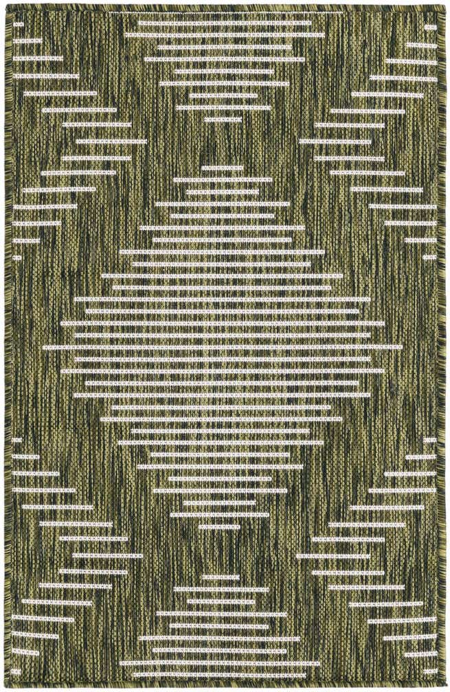 2' x 3' Easy-Clean Modern Indoor / Outdoor Rug