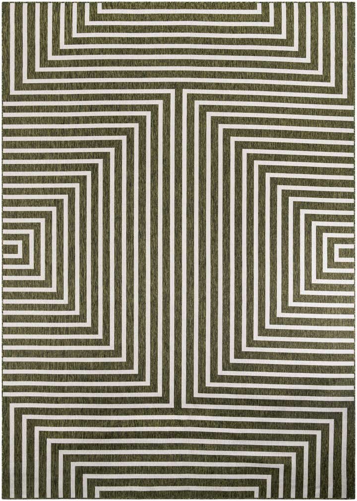 10' x 14' Easy-Clean Modern Indoor / Outdoor Rug