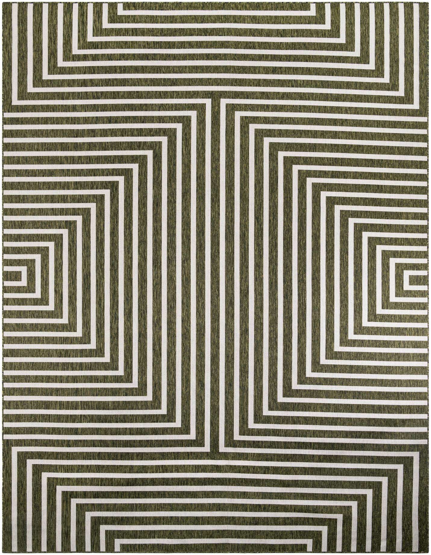 10' x 14' Easy-Clean Modern Indoor / Outdoor Rug