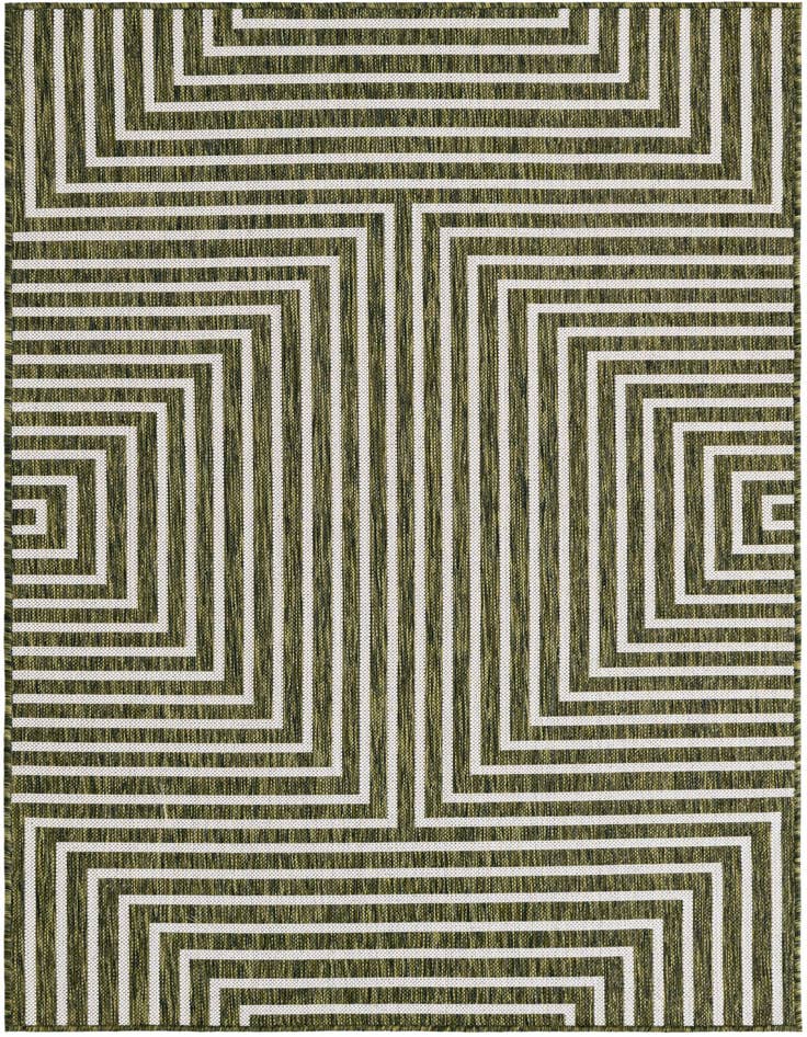Detail image of 4' x 6' Easy-Clean Modern Indoor / Outdoor Rug