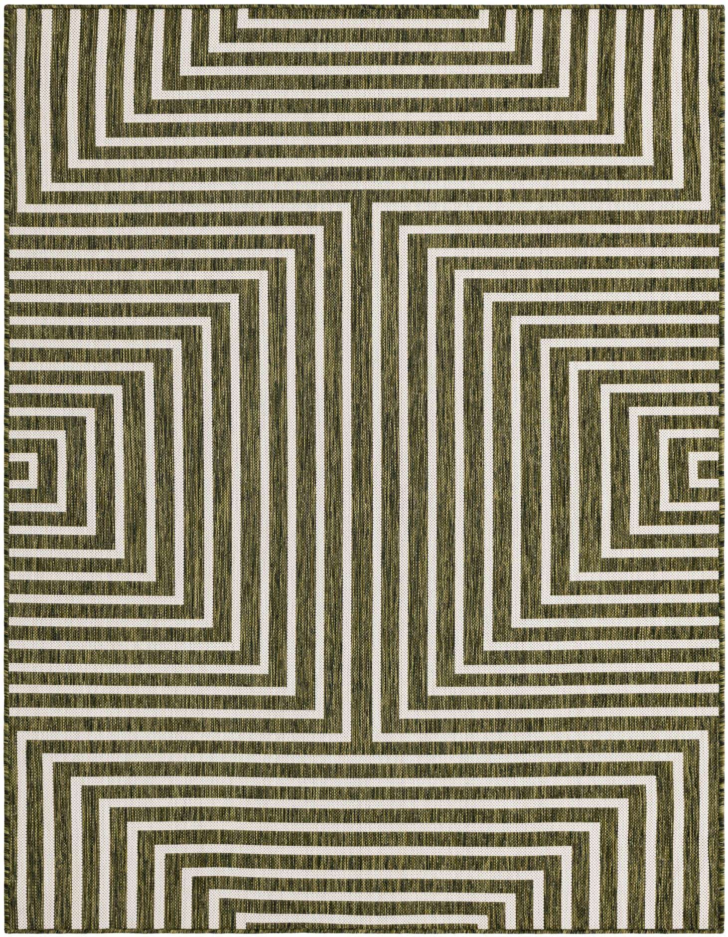 5' 3 x 7' Easy-Clean Modern Indoor / Outdoor Rug