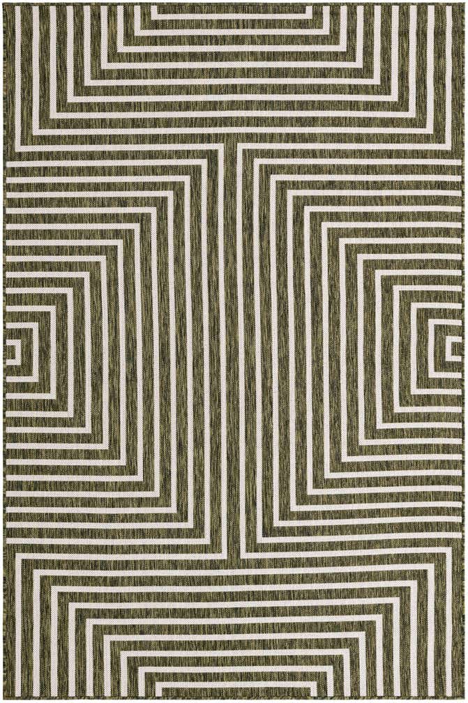 5' 3 x 8' Easy-Clean Modern Indoor / Outdoor Rug