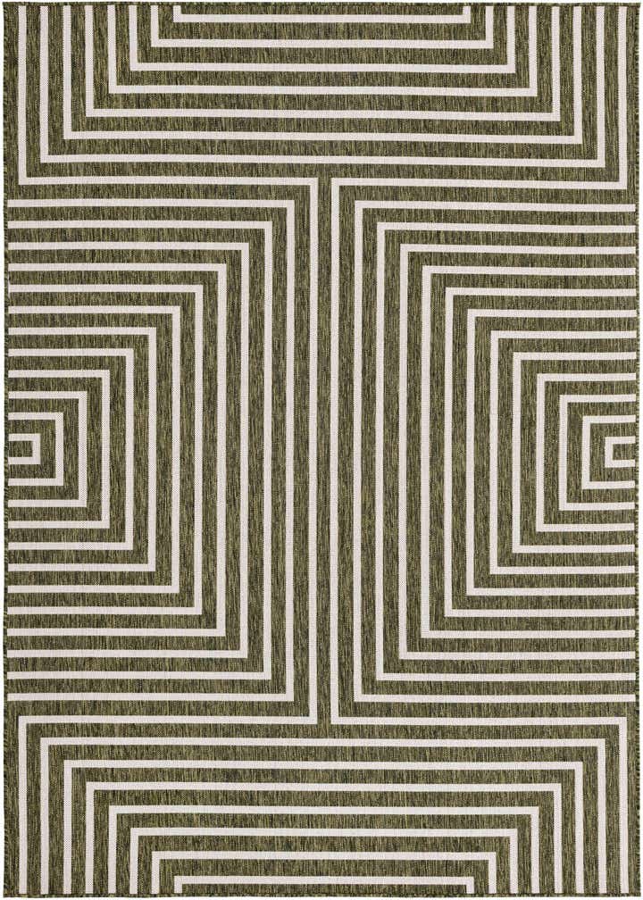6' x 9' Easy-Clean Modern Indoor / Outdoor Rug