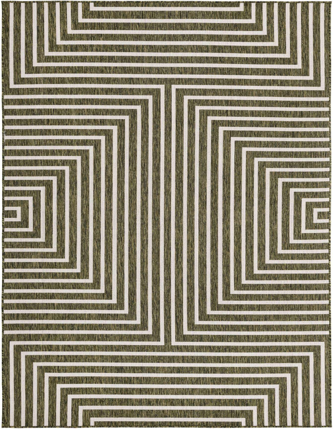 6' x 9' Easy-Clean Modern Indoor / Outdoor Rug