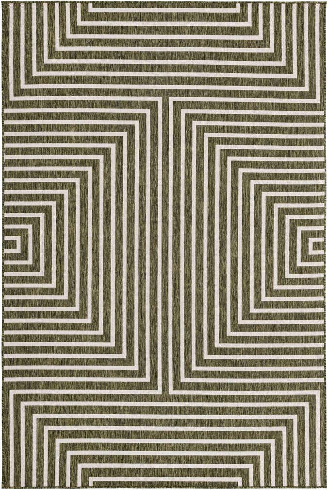 6' x 9' Easy-Clean Modern Indoor / Outdoor Rug