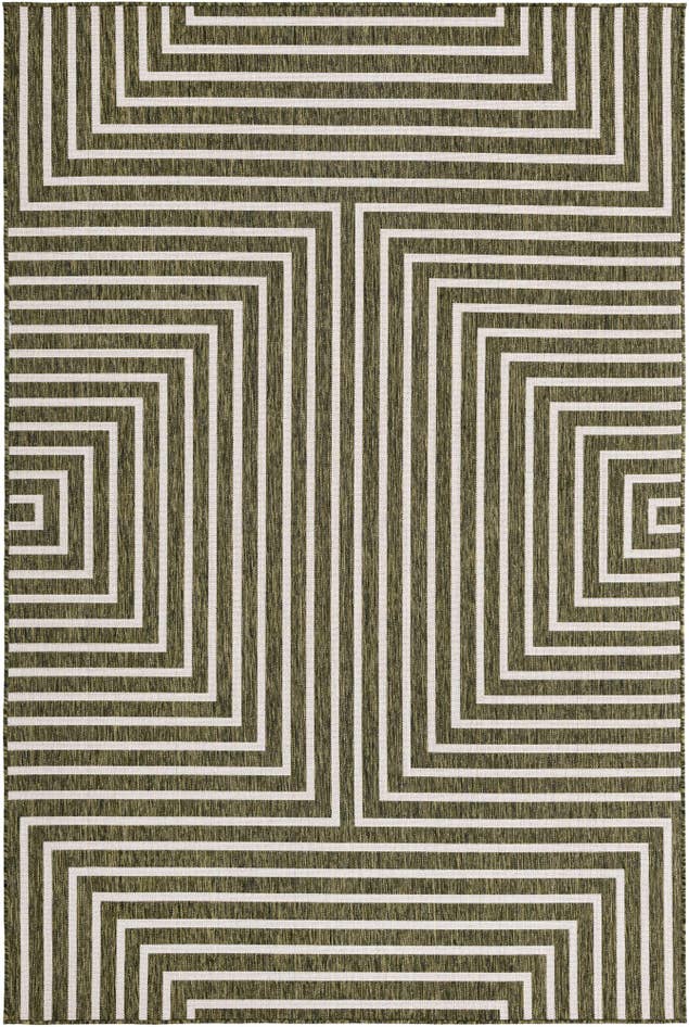 Detail image of 6' x 9' Easy-Clean Modern Indoor / Outdoor Rug