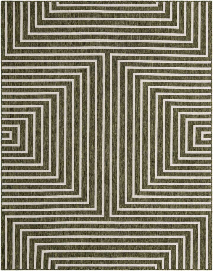 7' 10 x 10' Easy-Clean Modern Indoor / Outdoor Rug