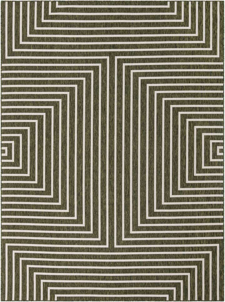 9' x 12' Easy-Clean Modern Indoor / Outdoor Rug