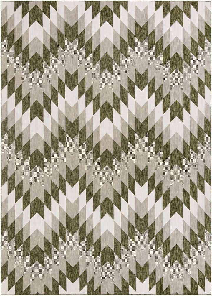 10' x 14' Easy-Clean Modern Indoor / Outdoor Rug