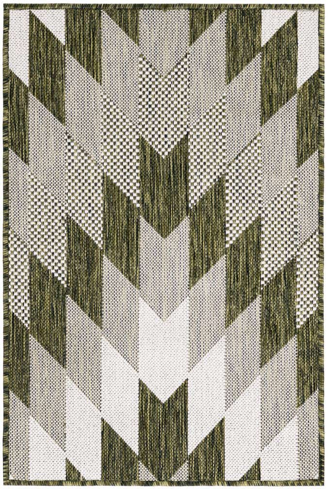 2' x 3' Easy-Clean Modern Indoor / Outdoor Rug