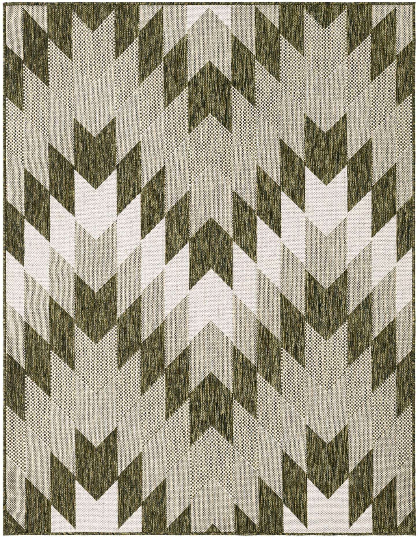5' 3 x 7' Easy-Clean Modern Indoor / Outdoor Rug