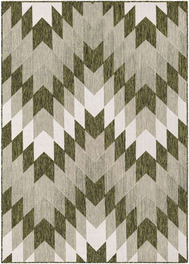 5' 3 x 8' Easy-Clean Modern Indoor / Outdoor Rug
