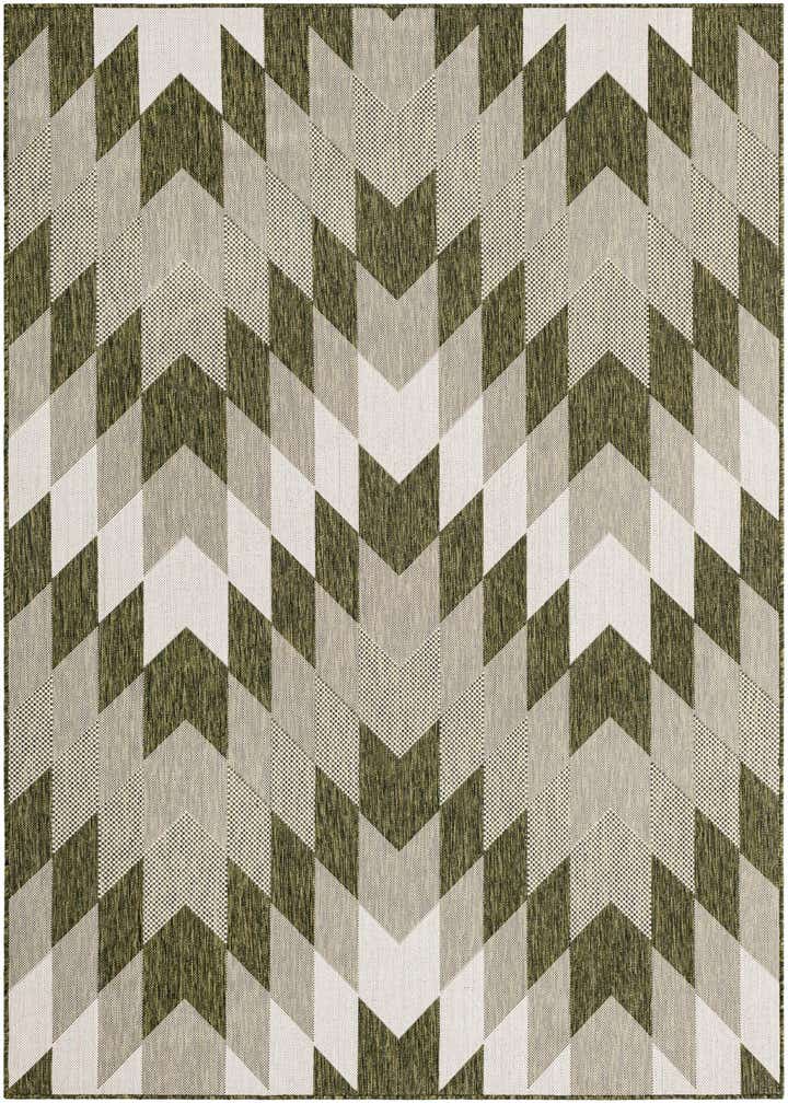 6' x 9' Easy-Clean Modern Indoor / Outdoor Rug