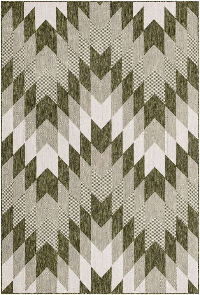 6' x 9' Easy-Clean Modern Indoor / Outdoor Rug